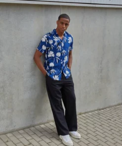 Pier One Uomo Camicia - Dark Blue