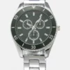 Pier One UNISEX - Orologio - Silver-coloured/green -Offerta Economica Pier One c7a491457a8c42da8cb2e92a4f755731