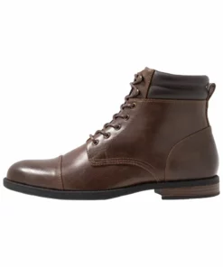 Pier One Uomo Stivaletti Stringati - Brown