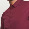 Pier One Uomo Camicia Elegante - Bordeaux -Offerta Economica Pier One c8722db9d6e944d98f1c009aac146513