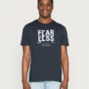 Pier One Uomo T-shirt Con Stampa - Dark Blue