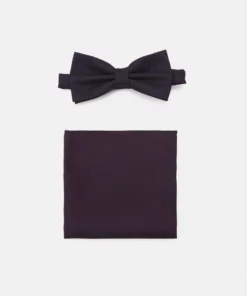 Pier One Uomo SET - Papillon - Dark Blue/bordeaux