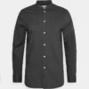 Pier One Uomo Camicia - Mottled Dark Grey