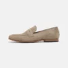 Pier One Uomo LEATHER - Scarpe Senza Lacci - Beige
