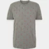 Pier One Uomo T-shirt Con Stampa - Grey