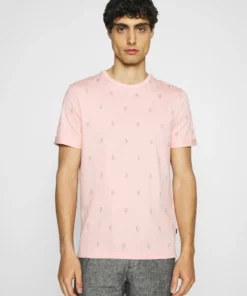 Pier One Uomo T-shirt Con Stampa - Pink