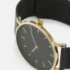 Pier One Unisex Orologio - Black/goldcoloured -Offerta Economica Pier One d82a4b1cf6264e3d85fa04ce848764be