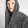 Pier One Uomo Accappatoio - Dark Gray -Offerta Economica Pier One d8bc46bac8fa44929b190c5532f01c02