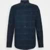 Pier One Uomo Camicia - Dark Blue/teal