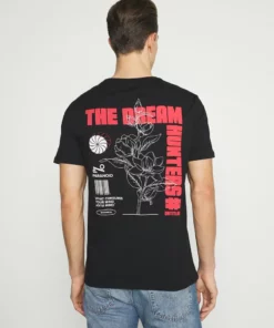 Pier One Uomo T-shirt Con Stampa - Black