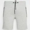 Pier One Uomo Shorts - Mottled Light Grey -Offerta Economica Pier One dd2e88d394fd4d1c82bd4eb12021e207