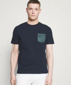 Pier One Uomo T-shirt Con Stampa - Dark Blue