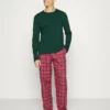 Pier One Uomo Pigiama - Dark Green/red -Offerta Economica Pier One de67664013774db7b19df9634c0a9b6a