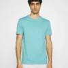 Pier One Uomo 2 PACK - T-shirt Basic - Light Blue/black -Offerta Economica Pier One e19c9c52352847d99d052c5cf7ccf1ea