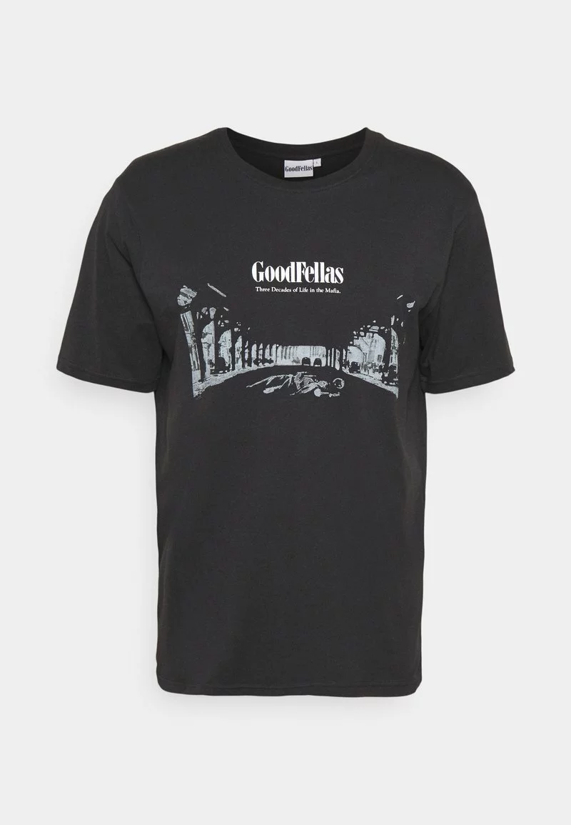 Pier One Uomo GOODFELLAS TEE - T-shirt Con Stampa - Black 6 Pier One Uomo GOODFELLAS TEE - T-shirt Con Stampa - Black - immagine 4