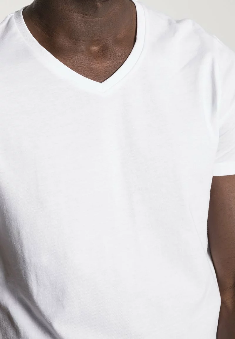 Pier One Uomo 3 PACK - T-shirt Basic - White/black/light Grey 9 Pier One Uomo 3 PACK - T-shirt Basic - White/black/light Grey - immagine 7