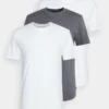 Pier One Uomo 3 PACK - T-shirt Basic - White/dark Grey -Offerta Economica Pier One e744a25b2abd44b0ad758990ed44df0f