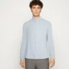 Pier One Uomo Camicia - Light Blue