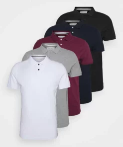 Offerta Economica Pier One 30 Pier One Uomo 5 PACK - Polo - Black/white/bordeaux/navy/gray Marl