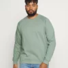 Pier One Uomo BIG CREW NECK 2PACK - Felpa - Black- Green -Offerta Economica Pier One e812fe69d1d8407cbc8a66f47308b78f