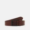 Pier One LEATHER UNISEX - Cintura - Cognac