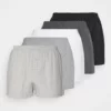 Pier One Uomo 5 PACK - Boxer - Black/dark Grey/white