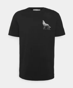 Pier One Uomo T-shirt Con Stampa - Black