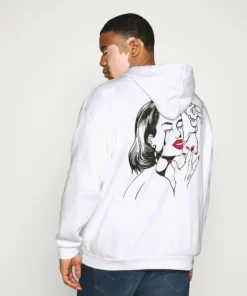 Pier One Uomo Felpa Con Cappuccio - White