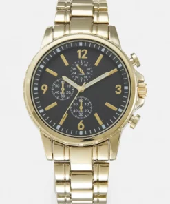 Pier One UNISEX - Orologio - Gold-coloured/black
