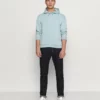 Pier One Uomo PLAIN SKATER HOODY - Felpa Con Cappuccio - Light Blue -Offerta Economica Pier One f76bb0615a4d49ec92b8e1ed66ff90aa