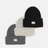 Pier One 3 PACK UNISEX - Berretto - Black/dark Grey/off-white -Offerta Economica Pier One f7e664873d7a4e8981097777ebd53a69