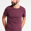 Pier One Uomo T-shirt Basic - Bordeaux Melange