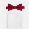 Pier One Uomo SET - Fazzoletti Da Taschino - Dark Red