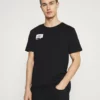 Pier One Uomo T-shirt Con Stampa - Black