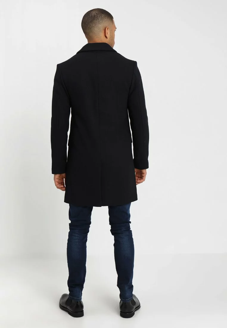 Pier One Uomo Cappotto Classico - Dark Blue 5 Pier One Uomo Cappotto Classico - Dark Blue - immagine 3