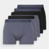Pier One Uomo 5 PACK - Culotte - Black/dark Grey -Offerta Economica Pier One fdeb391aa66c40eeb13f2d4cb0851dea