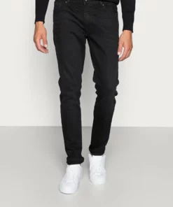 Pier One Uomo Jeans Skinny Fit - Black Denim