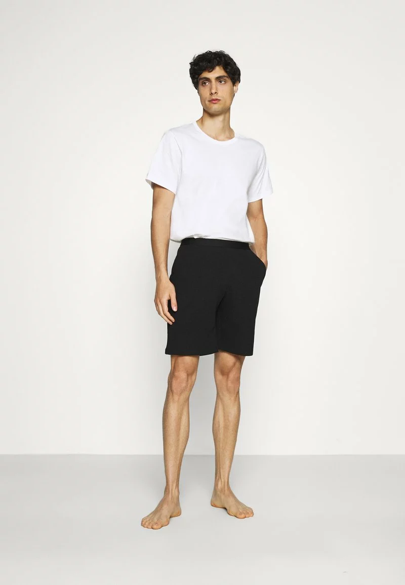 Pier One Uomo LOUNGE HENLEY SHORTS - Pantaloni Del Pigiama - Black 4 Pier One Uomo LOUNGE HENLEY SHORTS - Pantaloni Del Pigiama - Black - immagine 2