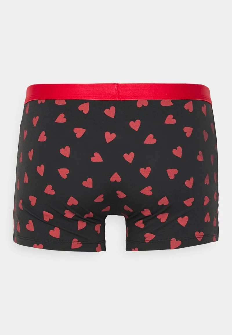 Pier One Uomo VALENTINE'S HEARTS BOXERS 2PACK - Culotte - Black/red 5 Pier One Uomo VALENTINE'S HEARTS BOXERS 2PACK - Culotte - Black/red - immagine 3